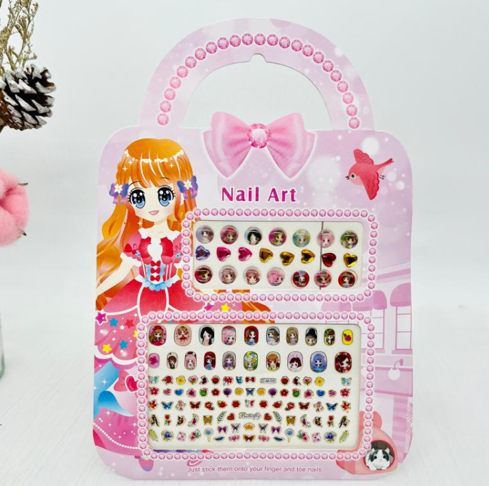 儿童指甲钻贴手提款（一套3款）