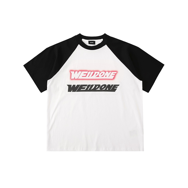 WE11DONE  拼接短袖 (3色)