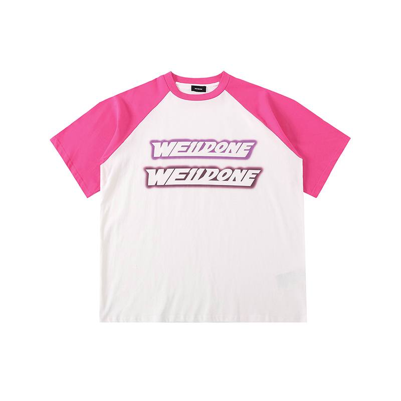 WE11DONE  拼接短袖 (3色)