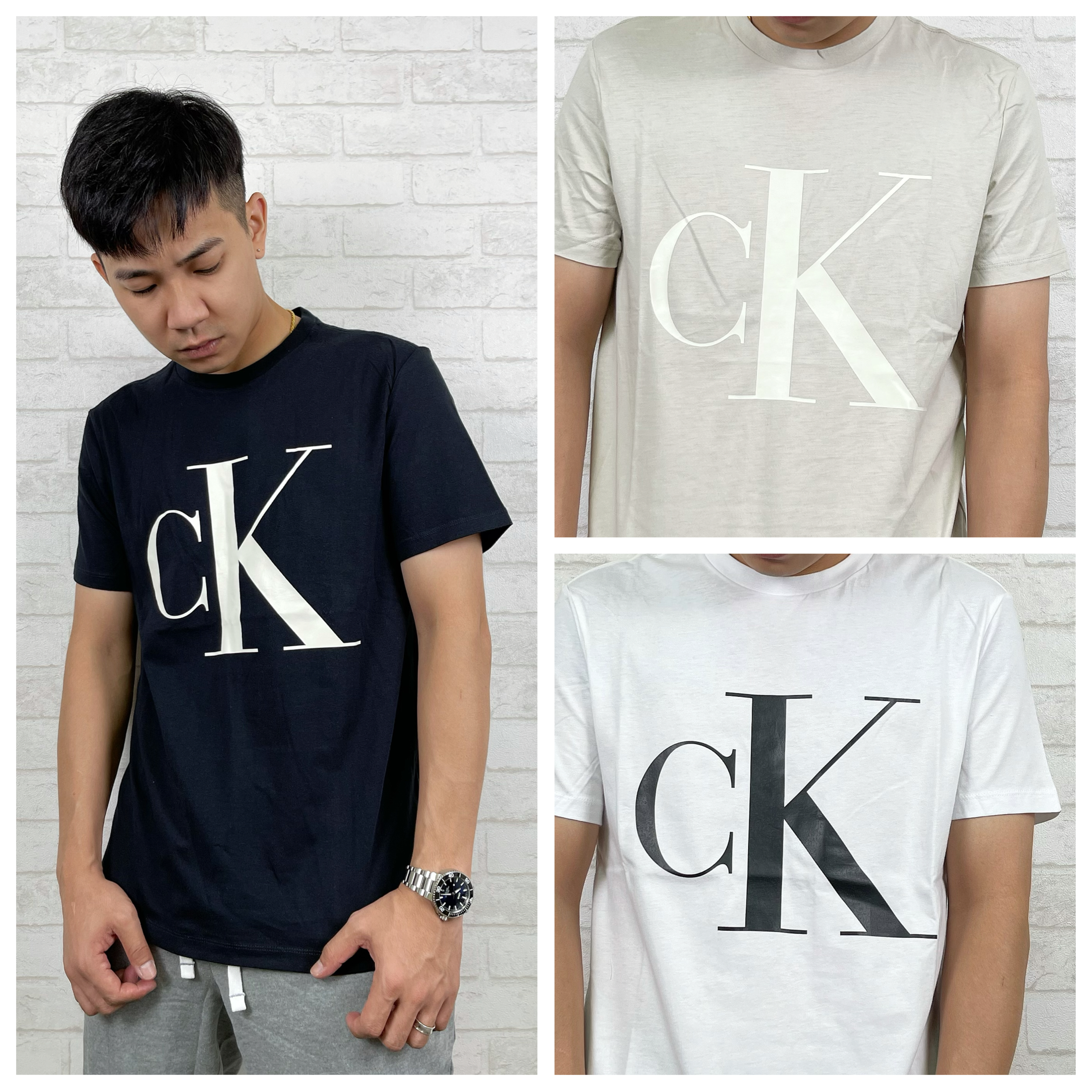 Calvin Klein CK 經典大字母 短袖上衣 短T 大CK