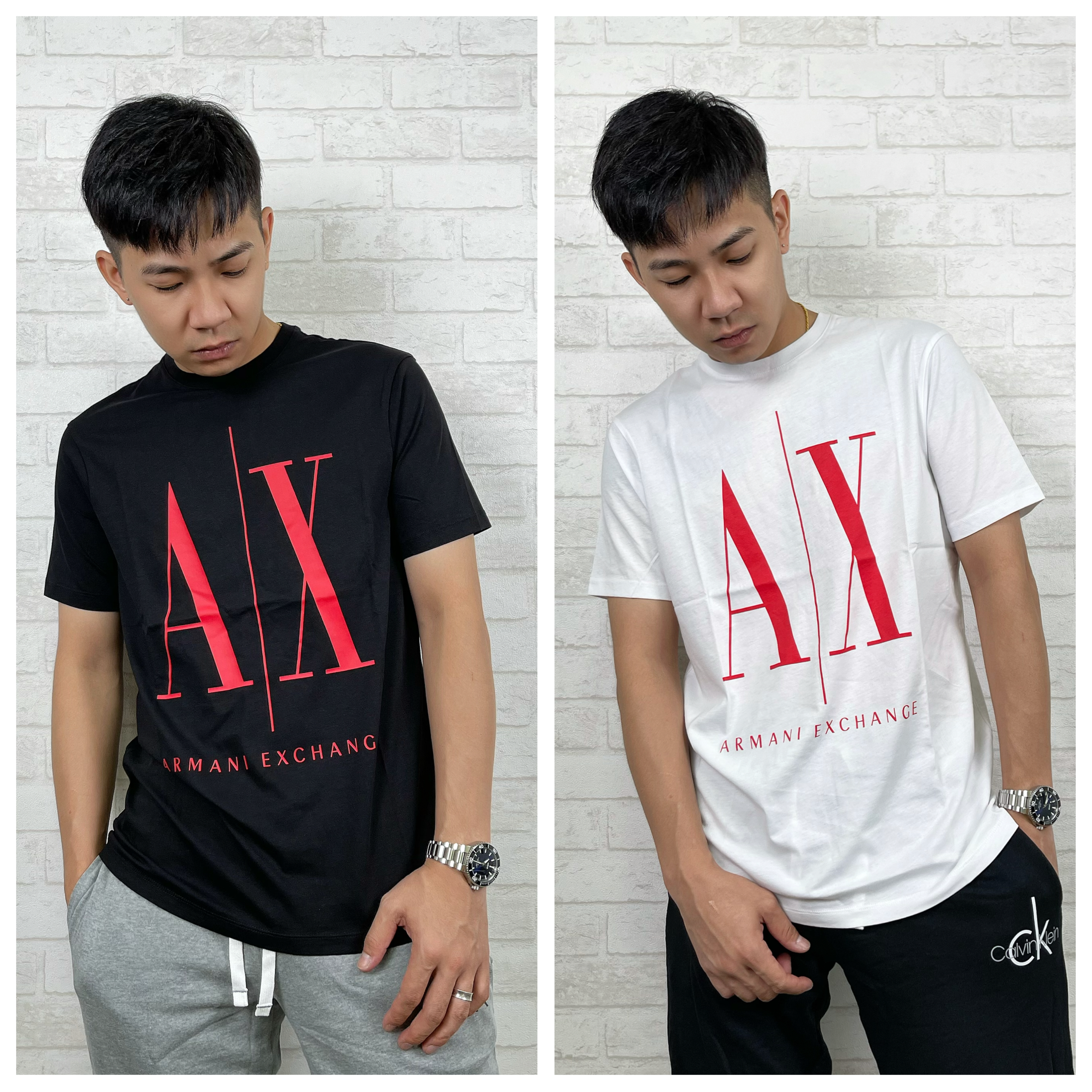 Armani Exchange AX 經典大字母 短袖上衣 短T