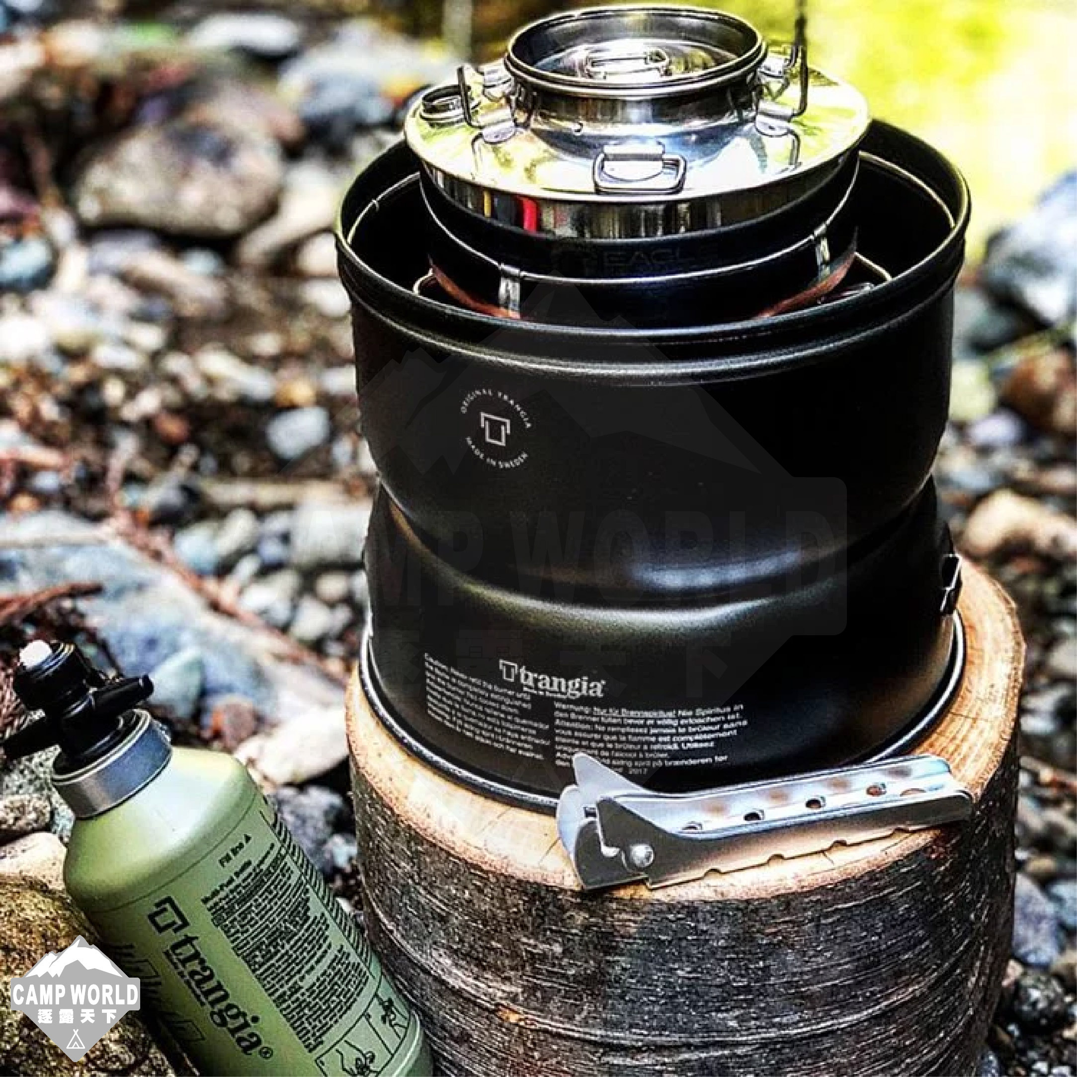 【Trangia】 Storm Cooker 35-5 UL 黑魂版超輕鋁風暴酒精爐