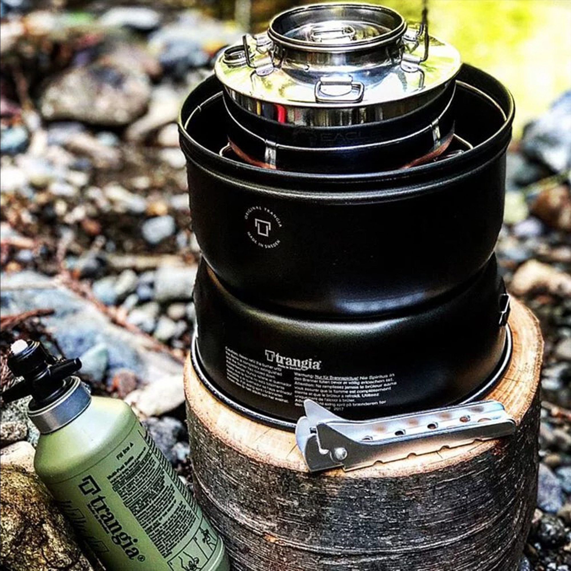 【Trangia】Storm Cooker 37-5 UL 黑魂版超輕鋁風暴酒精爐