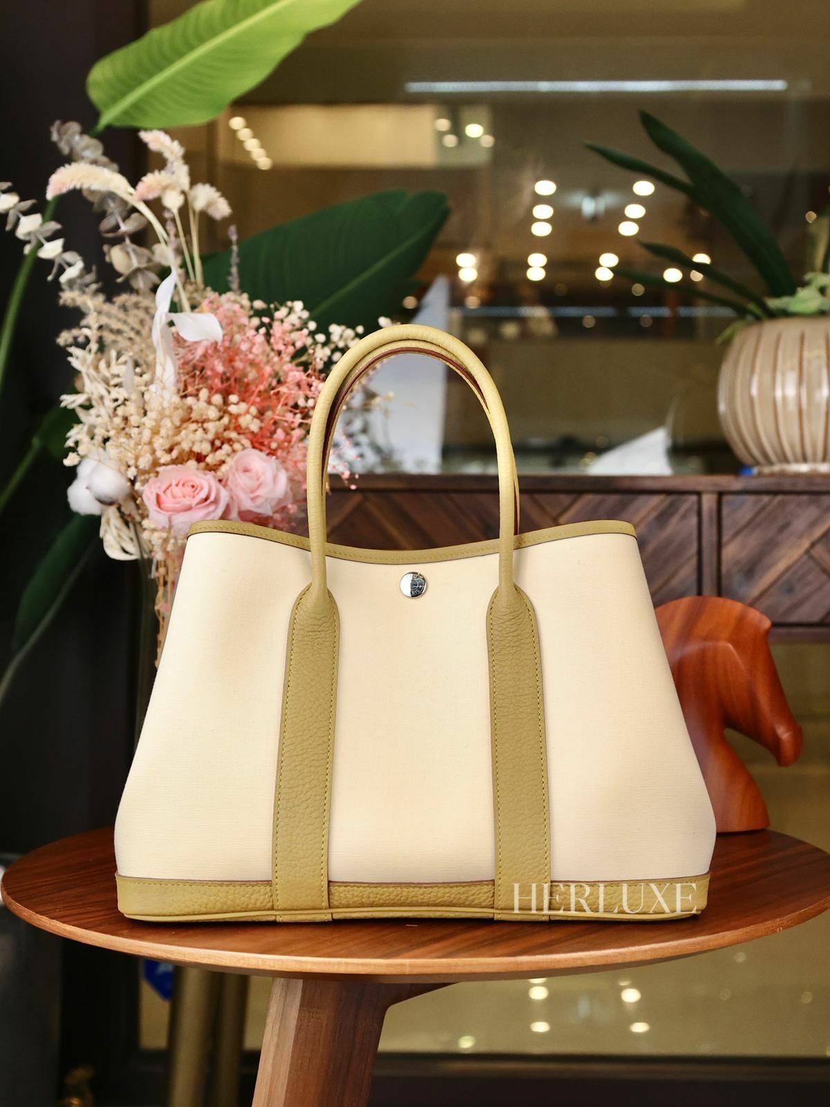 Garden party 30 Y1 vanille / 6A cardamome canvas