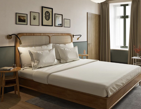 藤編復古床架 LLZ-TC-DC25