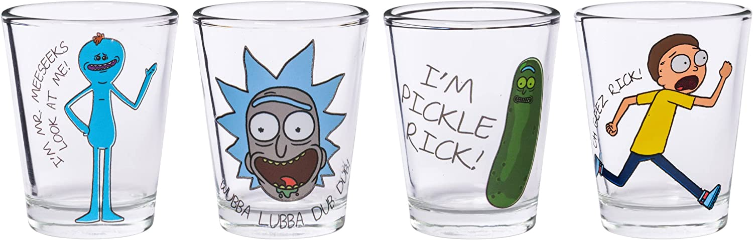 Rick and Morty - Shot 酒杯四件套組 / 瑞克和莫蒂