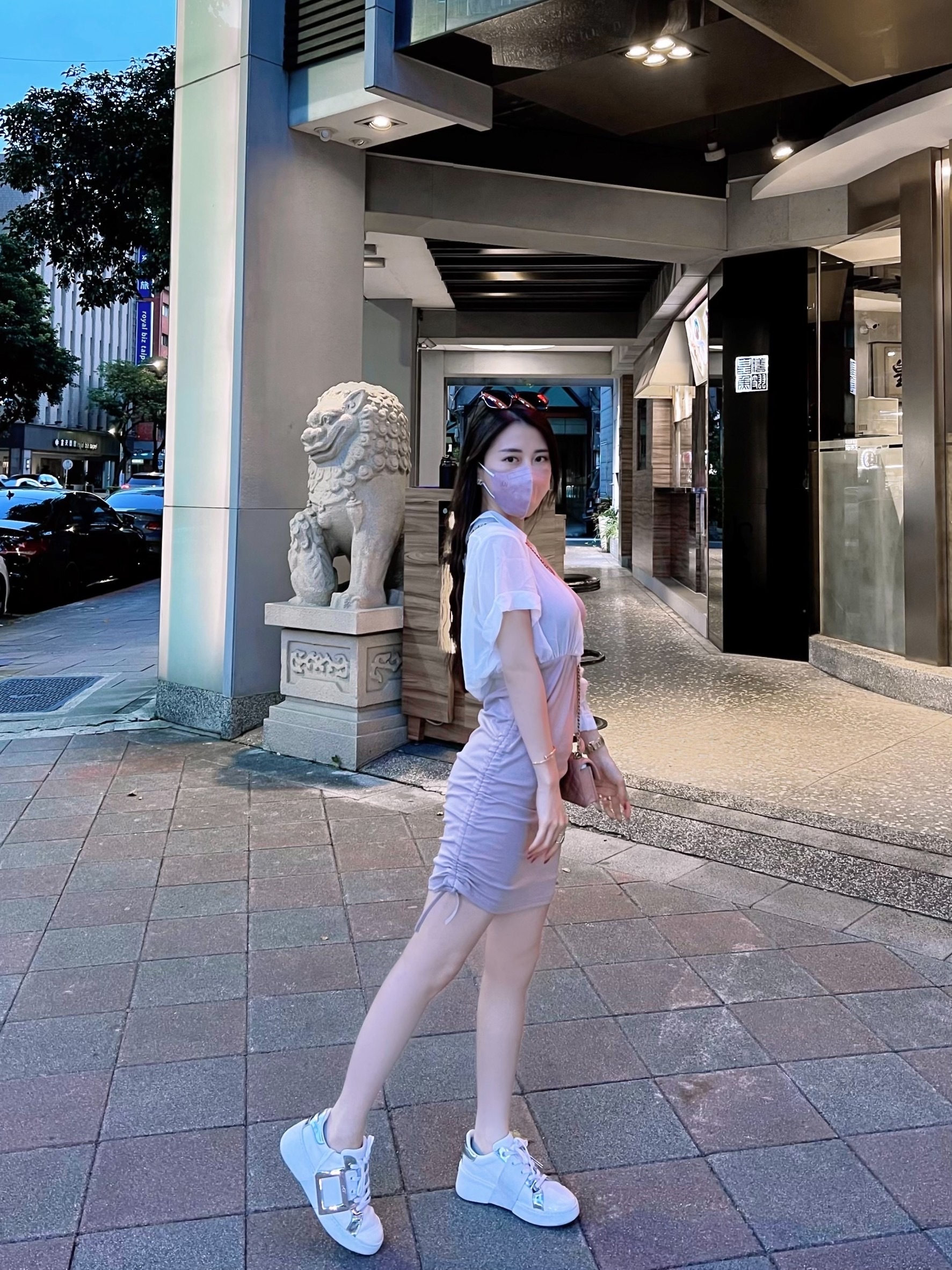 假兩件抽繩連身裙｜現貨商品