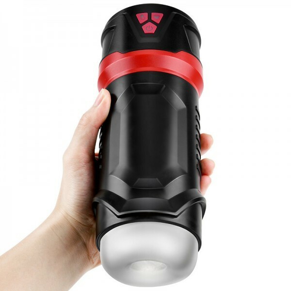 EROCOME 《Leo 獅子座》吮吸電動飛機杯 黑色