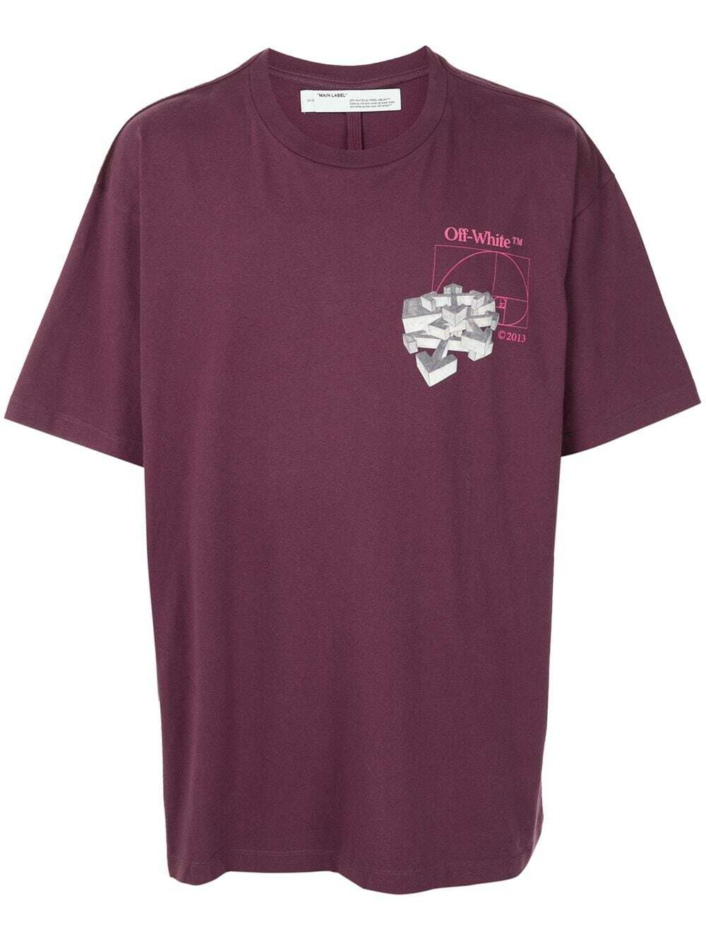 【Focus Store】現貨秒發 OFF-WHITE Oversized Golden Ratio T-Shirt - Purple 紫色