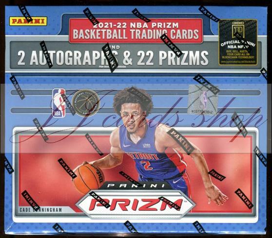 NBA 2021-22 Panini Prizm HOBBY 籃球卡卡盒( 每盒2張簽名卡& 22張