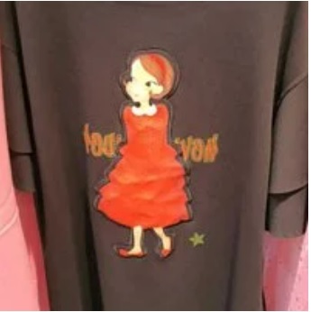 [S] YSW T-SHIRT DRESS,BLACK, F2WOP05BKRA (FINAL SALES) (SYW79)