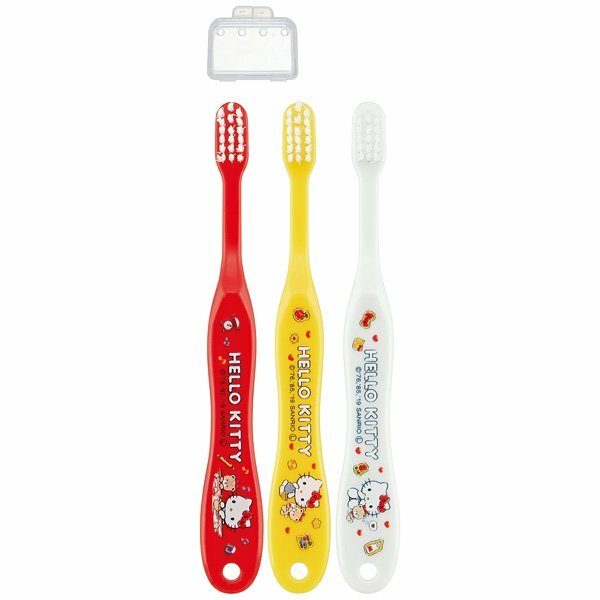 Skater 幼兒牙刷 (3-5歲) 3支裝 Hello Kitty