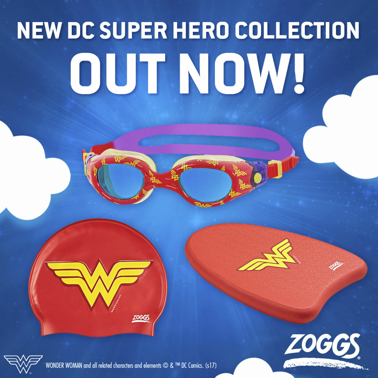 澳洲品牌 ZOGGS x DC 神奇女俠迷你浮板