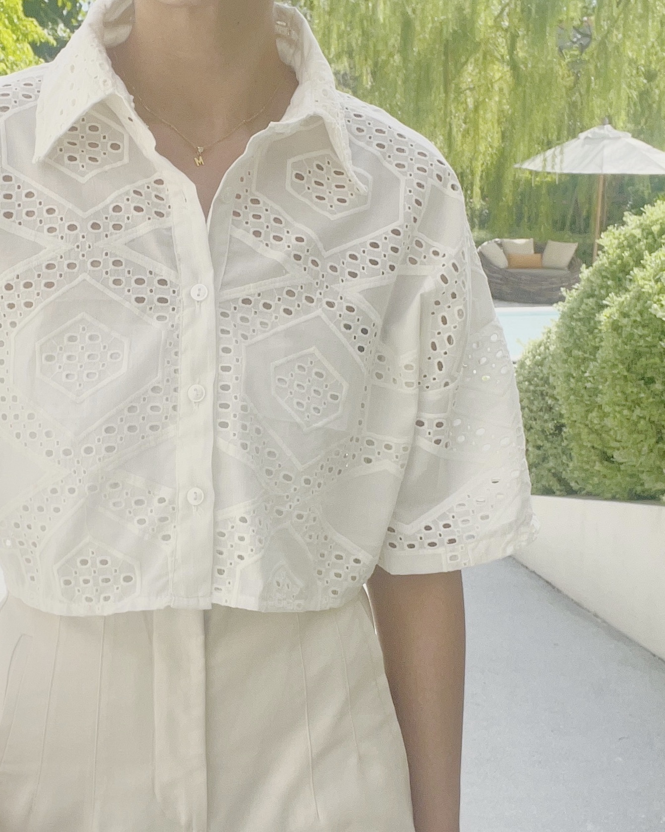 Tinsley Broderie Top