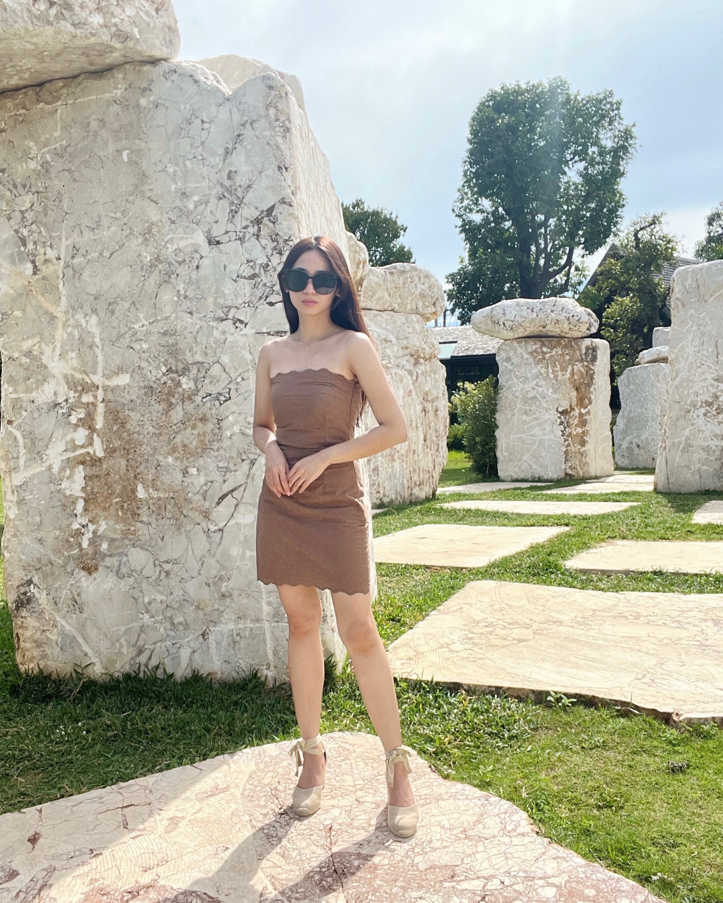 Solange Broderie Dress