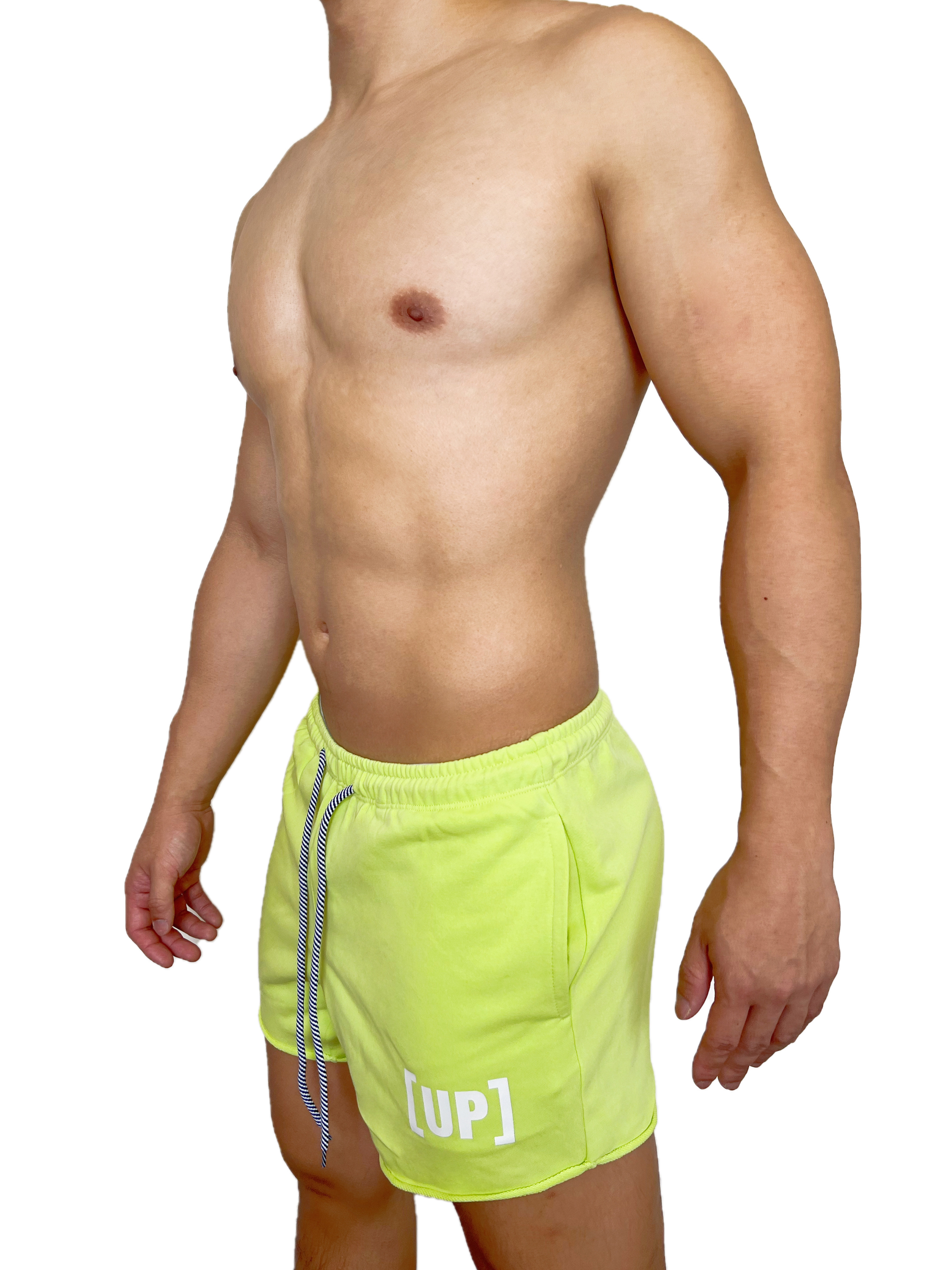 Cotton UP 全棉短褲 清新青檸