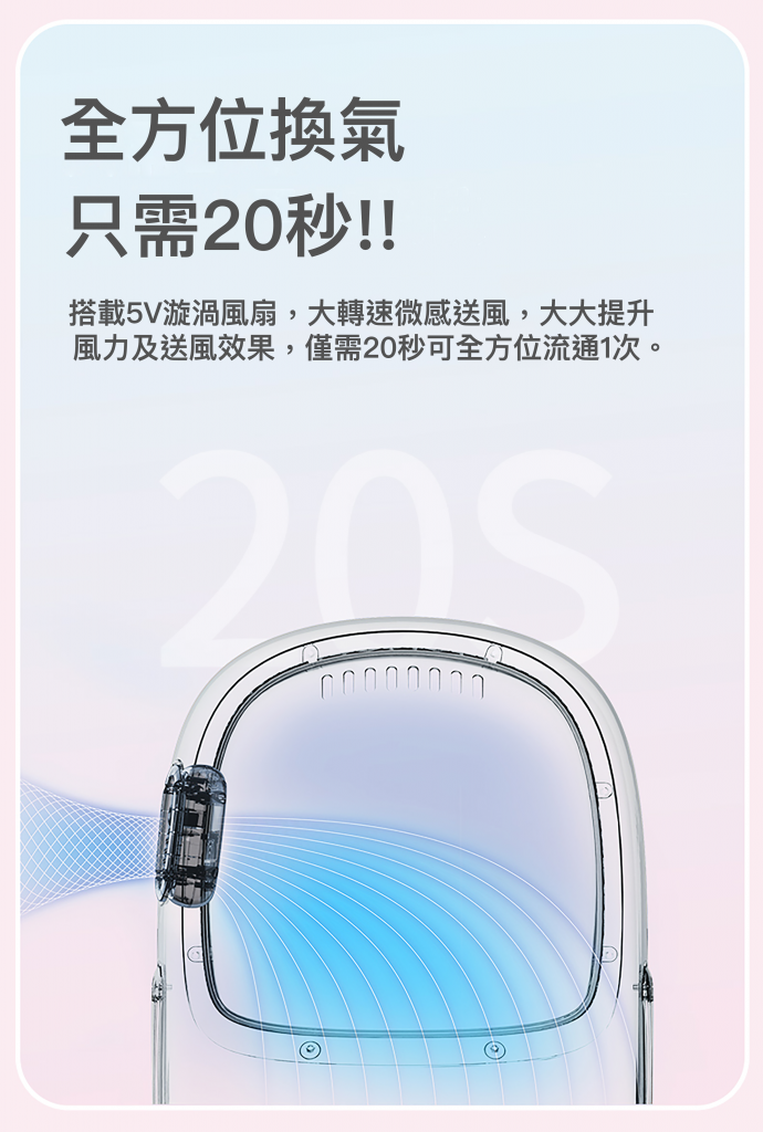 Petkit 智能換氣背囊2.0 - 幻彩粉紅