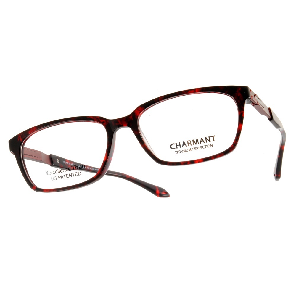 【CHARMANT-Z】CH10257 RE 方框光學眼鏡 潮流時尚簡約款