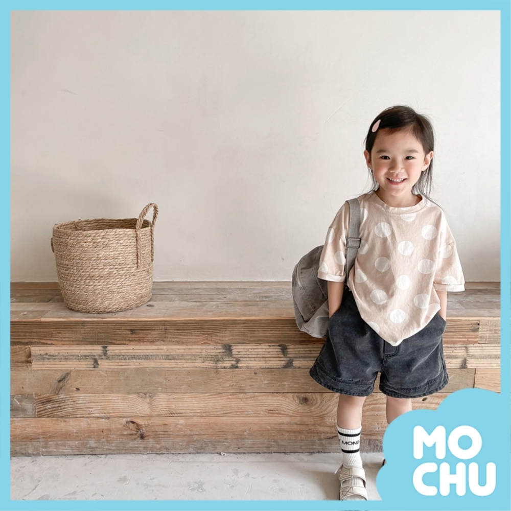 口袋牛仔五分褲(兩色)