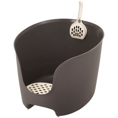 Richell 高背貓廁所 (啡色) / (粉紅色) / (白色)