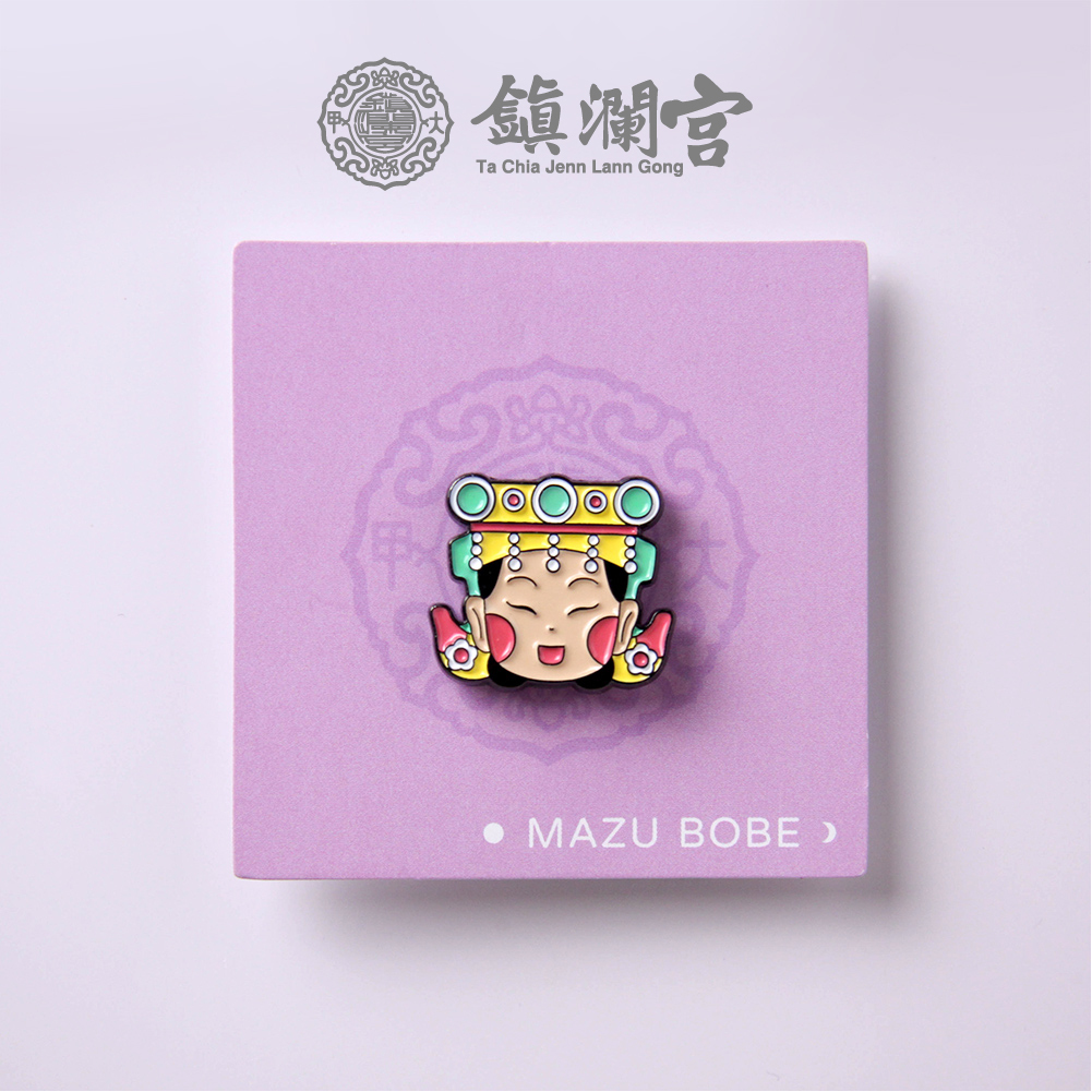 Q版金屬徽章-媽祖│ 別針 │ 胸章【鎮瀾宮】