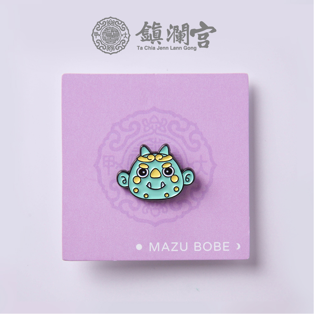 Q版金屬徽章-千里眼│ 別針 │ 胸章【鎮瀾宮】