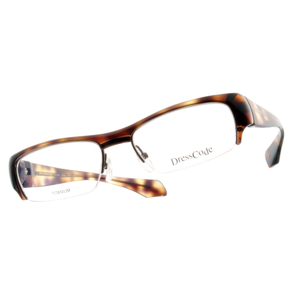 【Dress Code】DC22233 BR 眉形半框光學眼鏡