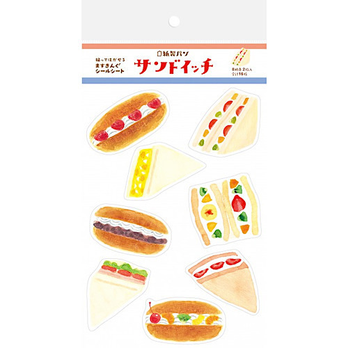 Furukawashiko Big Sticker－Bread Series (Japanese Stationery Brand)
