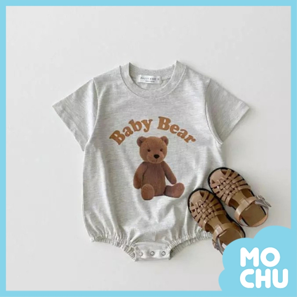 寶貝熊短袖包屁衣
