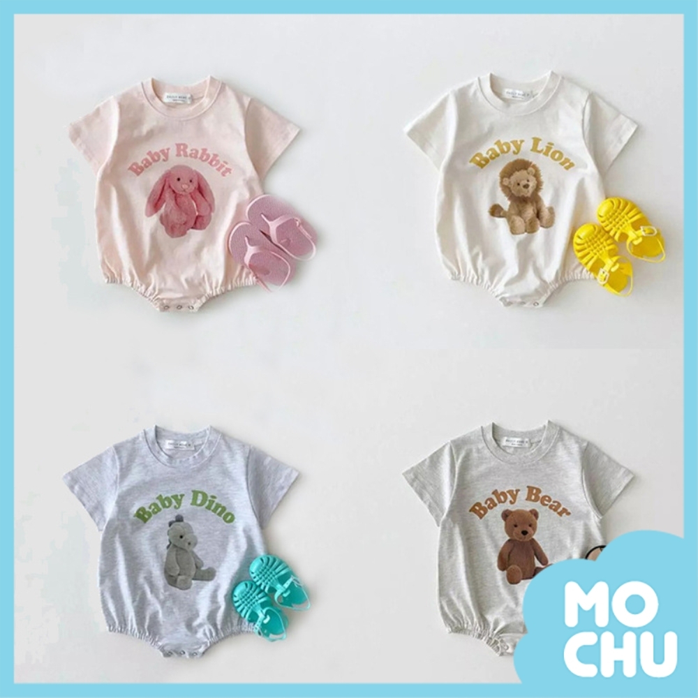 恐龍寶貝短袖包屁衣