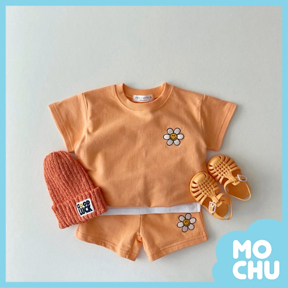 糖果色微笑小花朵套裝(四色)