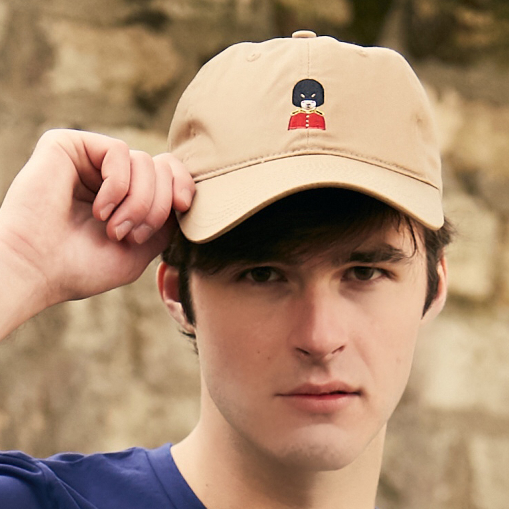 Alpaca Grenadier Guard Embroidery Dad Cap