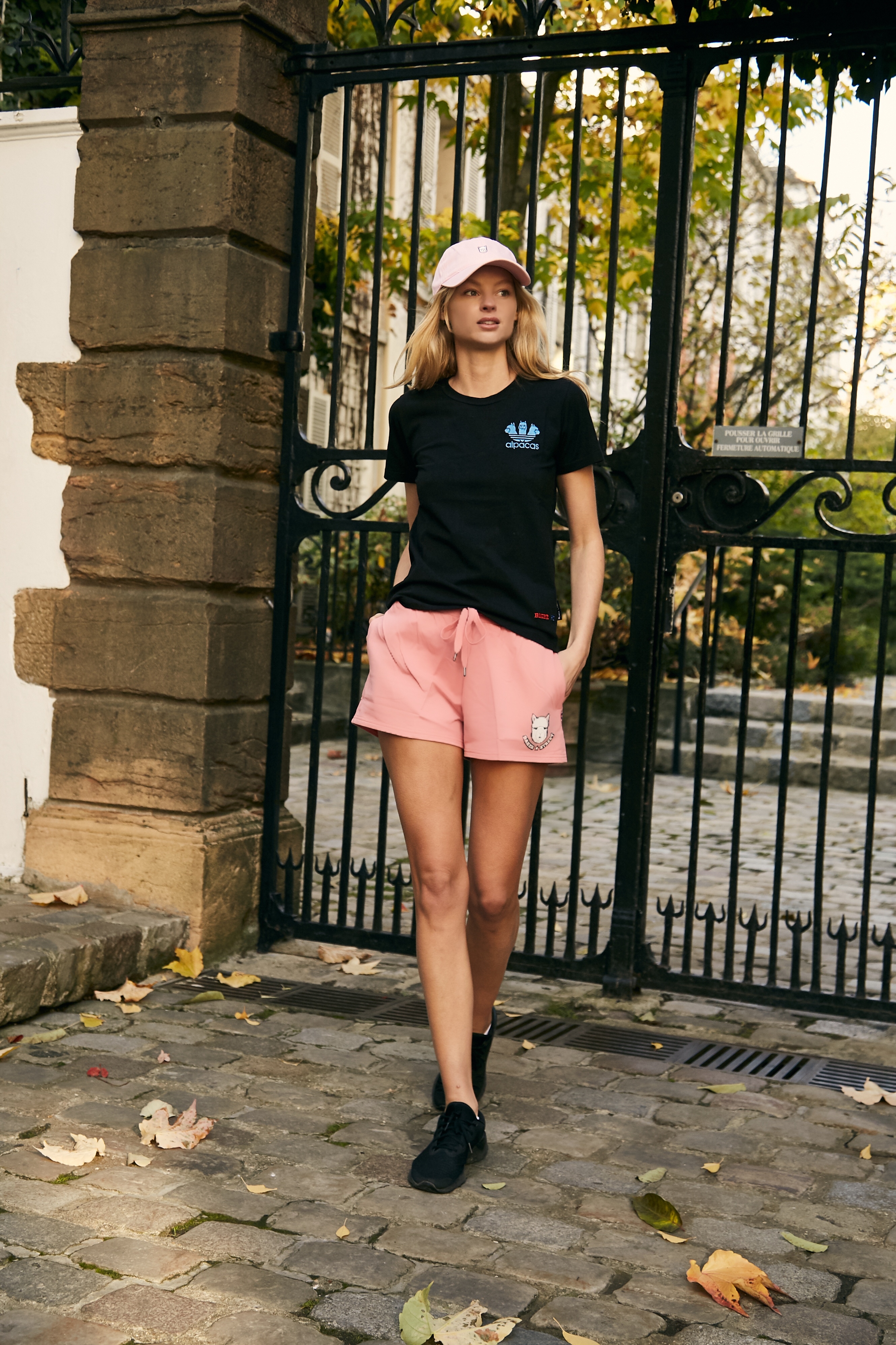 羊駝星星 女版棉質短褲 4色