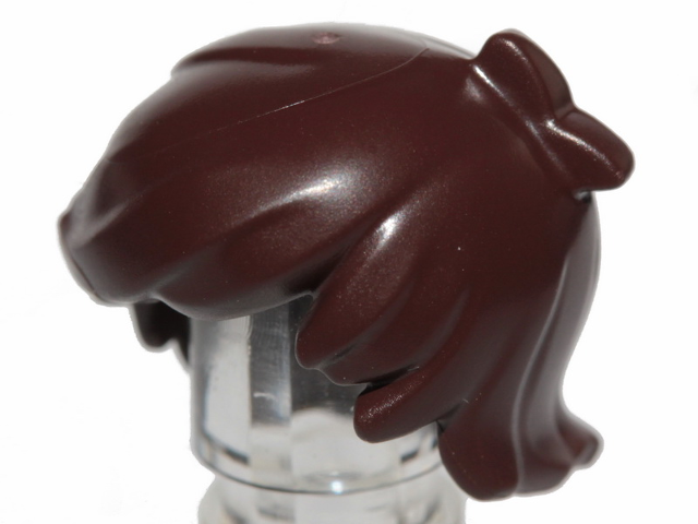 Lego 40938 Minifigure, Hair Short Tousled with 2 Locks on Left Side