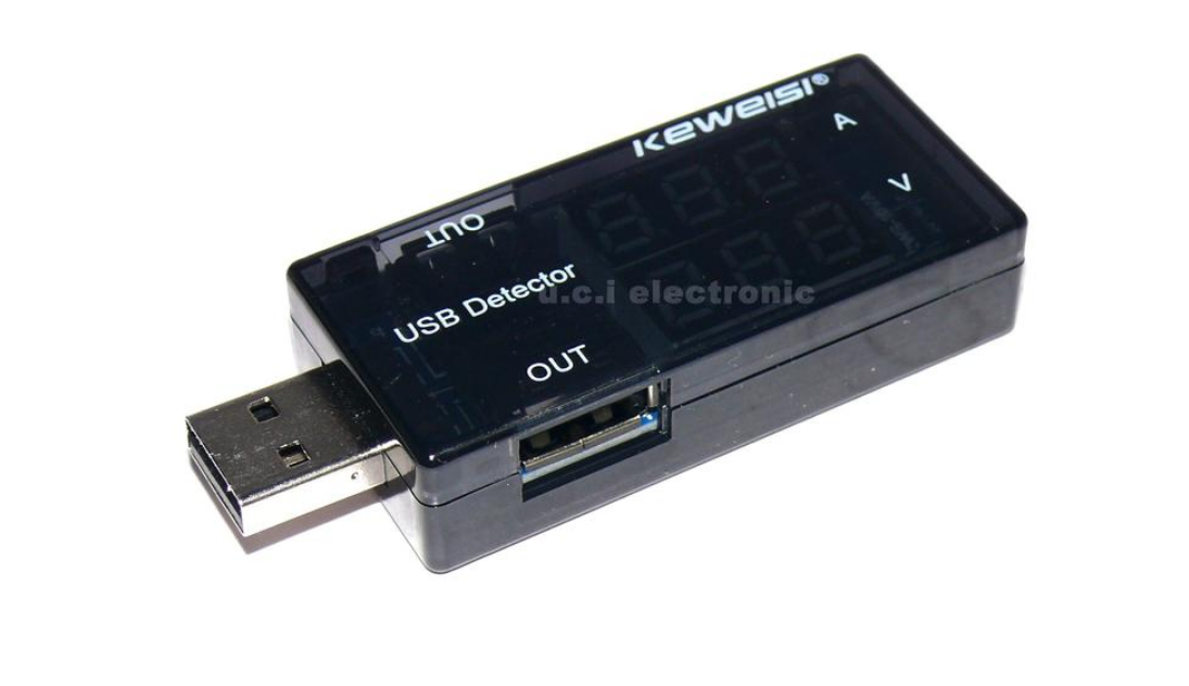 【UCI電子】(F-2)  雙表顯示 USB電流電壓測試儀USB電壓電流表 USB 電流電壓測試儀