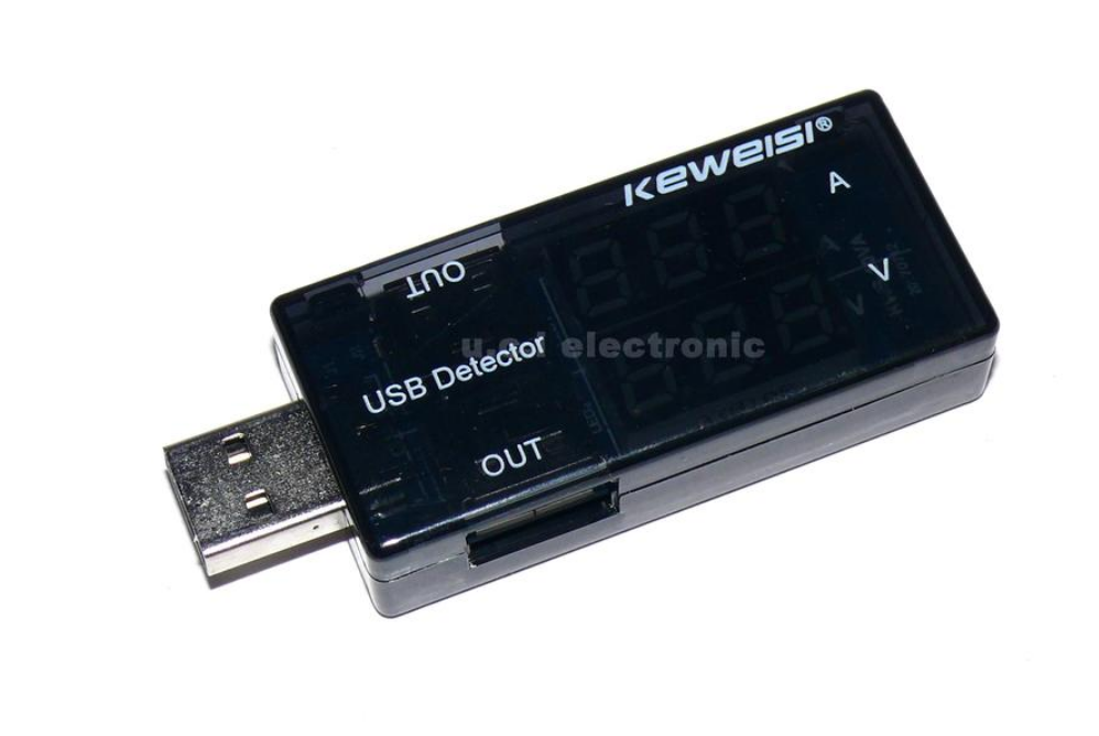 【UCI電子】(F-2)  雙表顯示 USB電流電壓測試儀USB電壓電流表 USB 電流電壓測試儀