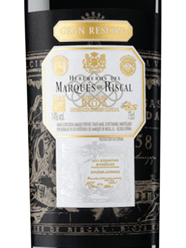 Marques de Riscal Gran Reserva 2018 (JS95)