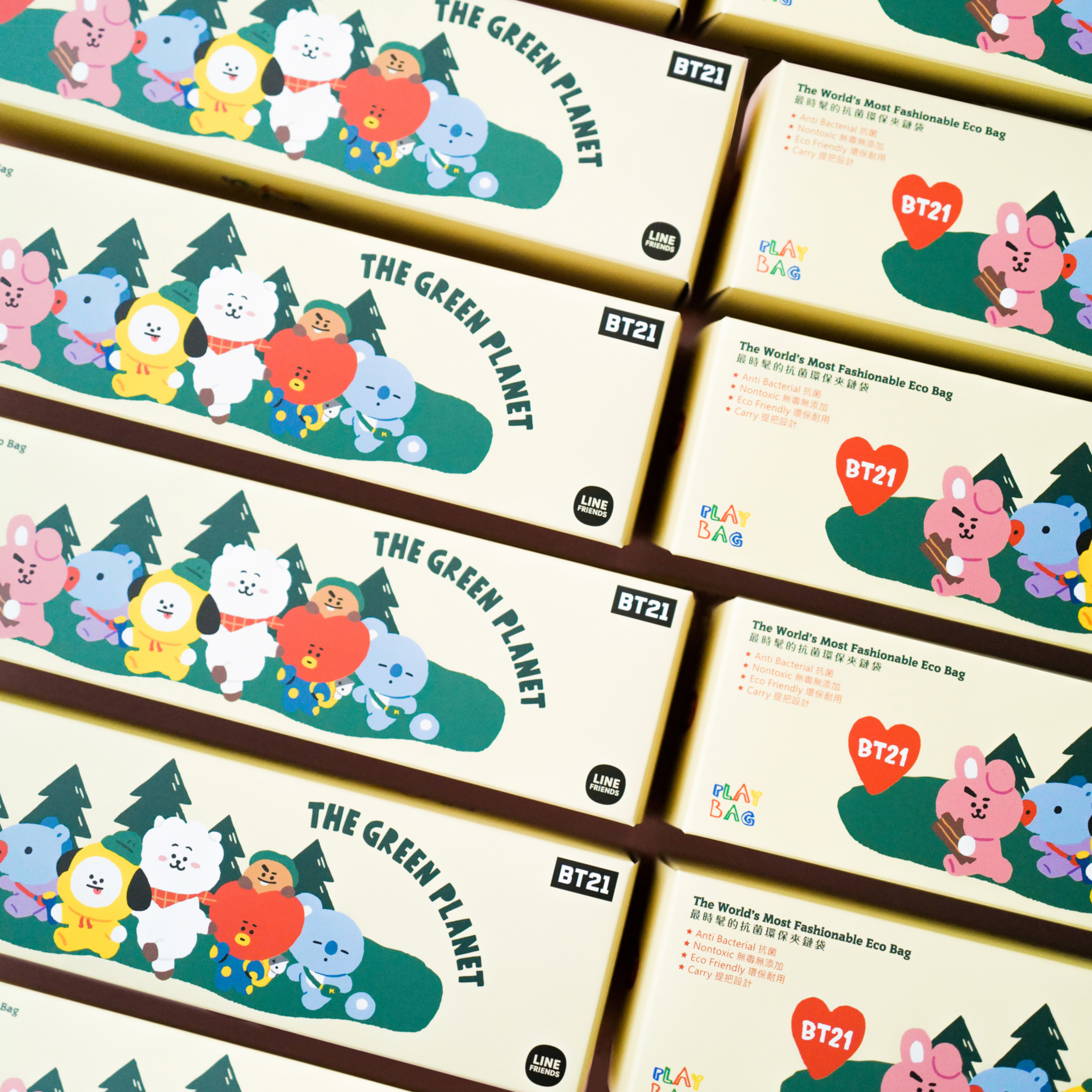 全套收藏組 BT21 The Green Planet 全部五款一次購