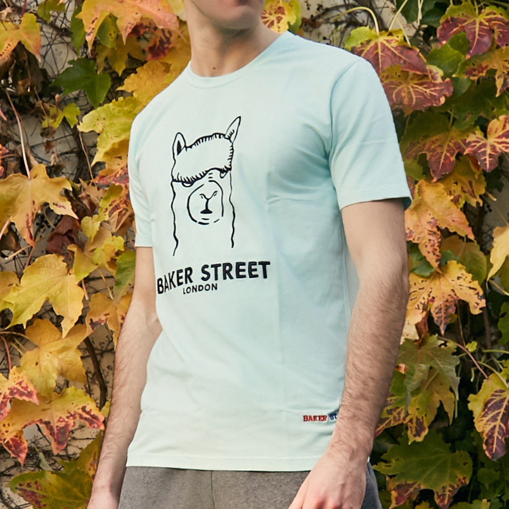 BKST Logo 經典羊駝大LOGO 黑標系列 刺繡 短T