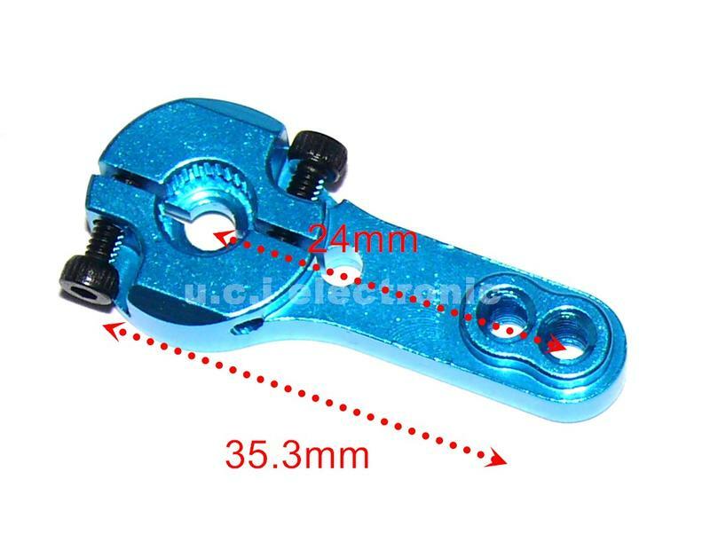 【UCI電子】(二H-3) 25T標準一字搖臂 MG995 MG946R MG996R MG945 舵機 金屬搖臂