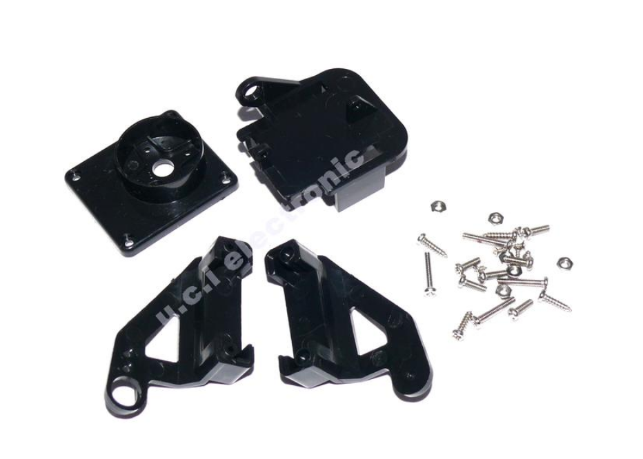 【UCI電子】(12-3) 20克FPV舵機雲台 fpv航拍攝像頭微型尼龍塑膠FPV雲台雙軸舵機雲台