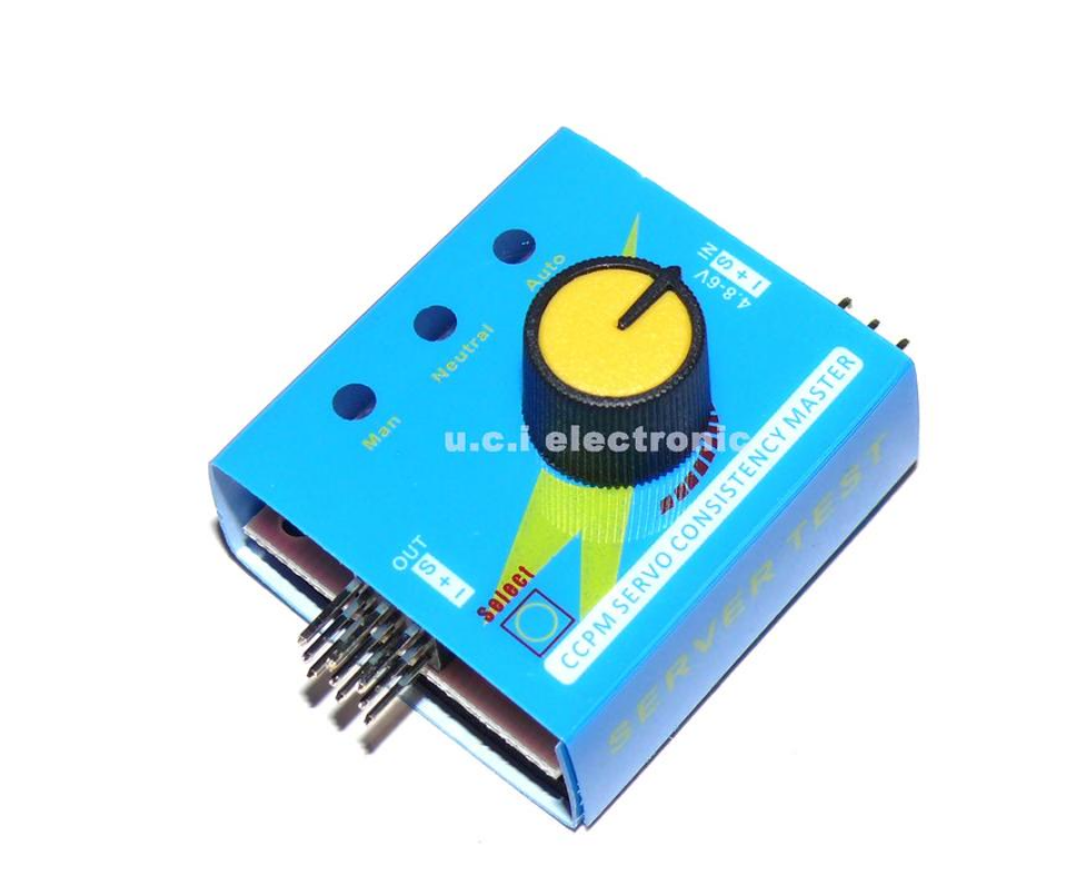 【UCI電子】(K-4) 簡易舵機測試儀 TITAN 測試儀 測試器 三檔切換 帶指示燈