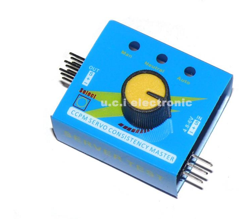 【UCI電子】(K-4) 簡易舵機測試儀 TITAN 測試儀 測試器 三檔切換 帶指示燈