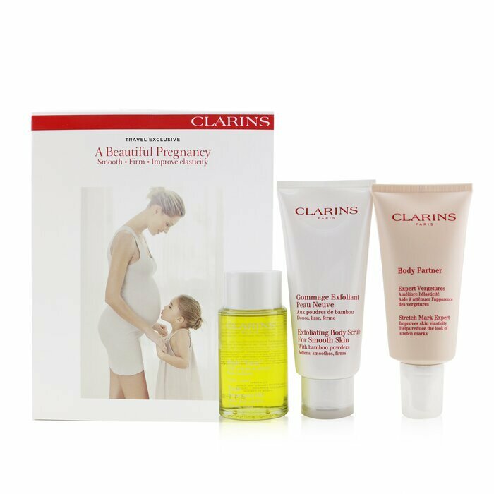 Clarins 孕婦去妊娠紋護理3件套組