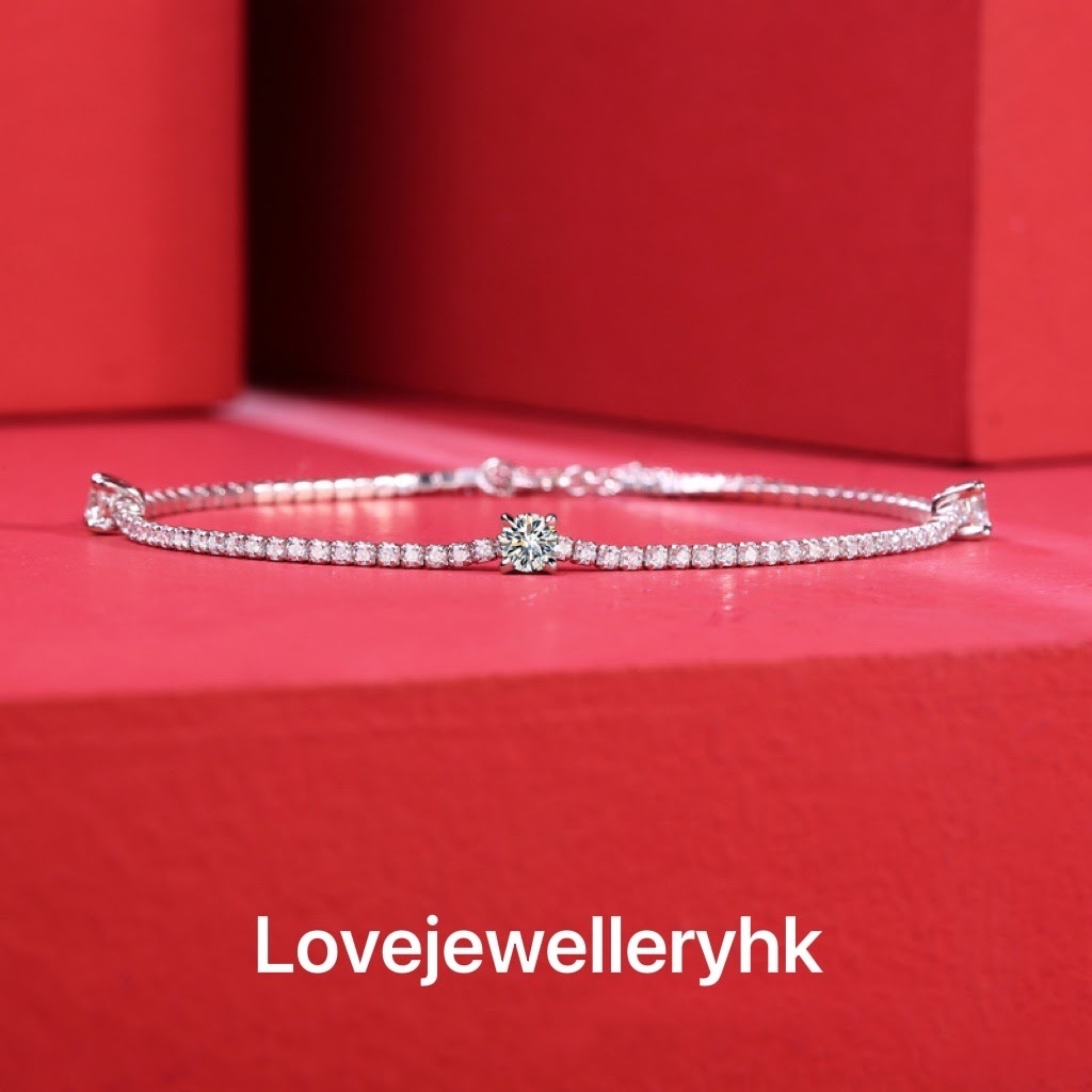 輕奢莫桑鑽手鏈   B1C008