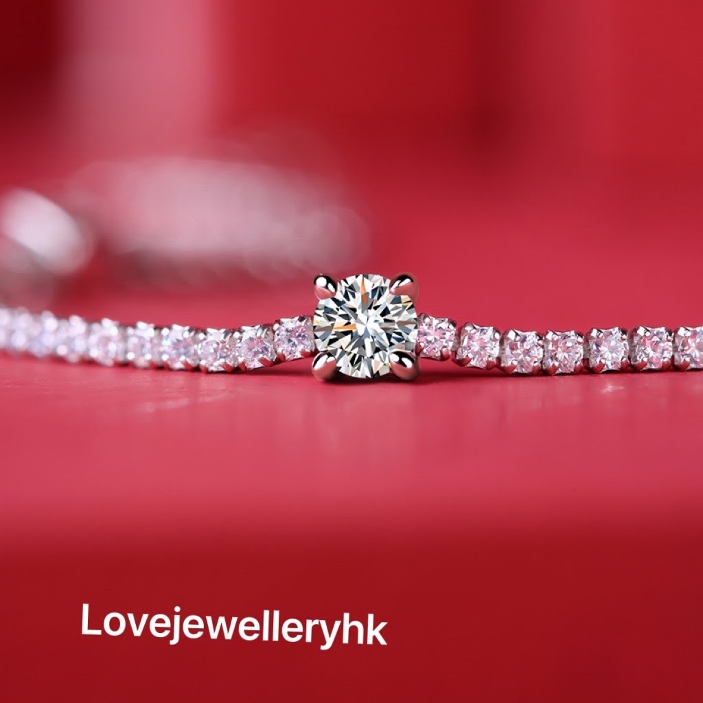 輕奢莫桑鑽手鏈   B1C008