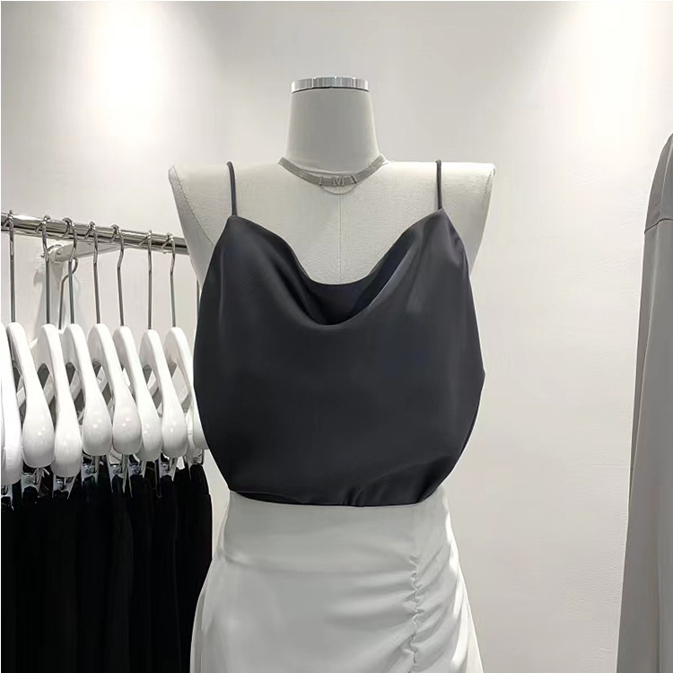 絲質細肩帶上衣