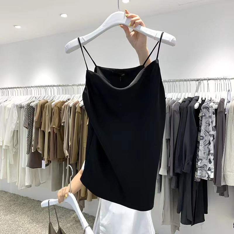 絲質細肩帶上衣