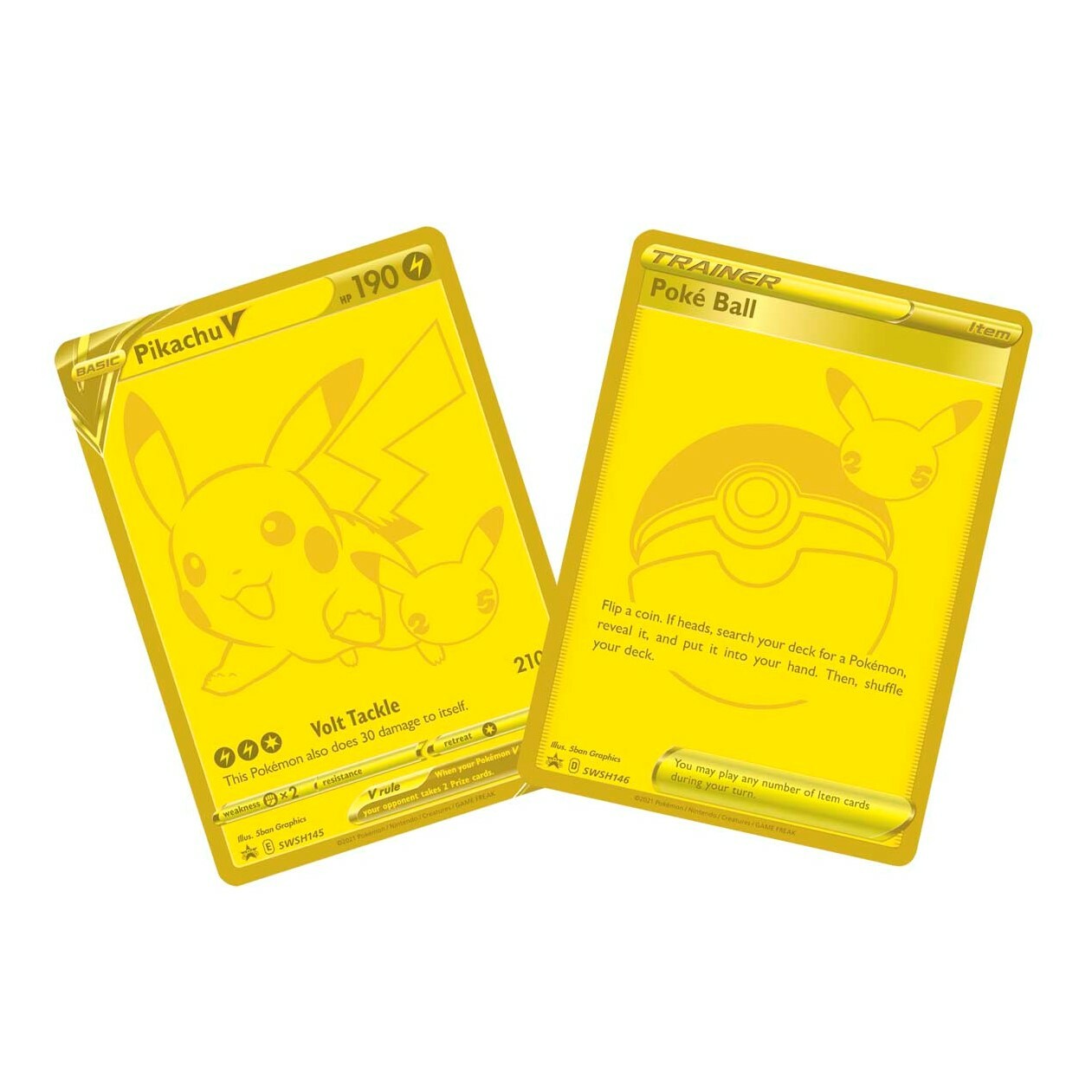 リ*ン様 Pikachu V & Poké Ball 2枚セット 未開封品 Pikachu V & Poké Ball 2枚セット 未開封品 - メルカリ