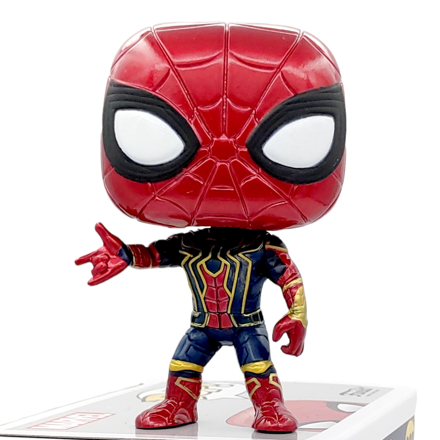 FUNKO POP<復仇者聯盟3>蜘蛛俠(金屬色)-NO.287